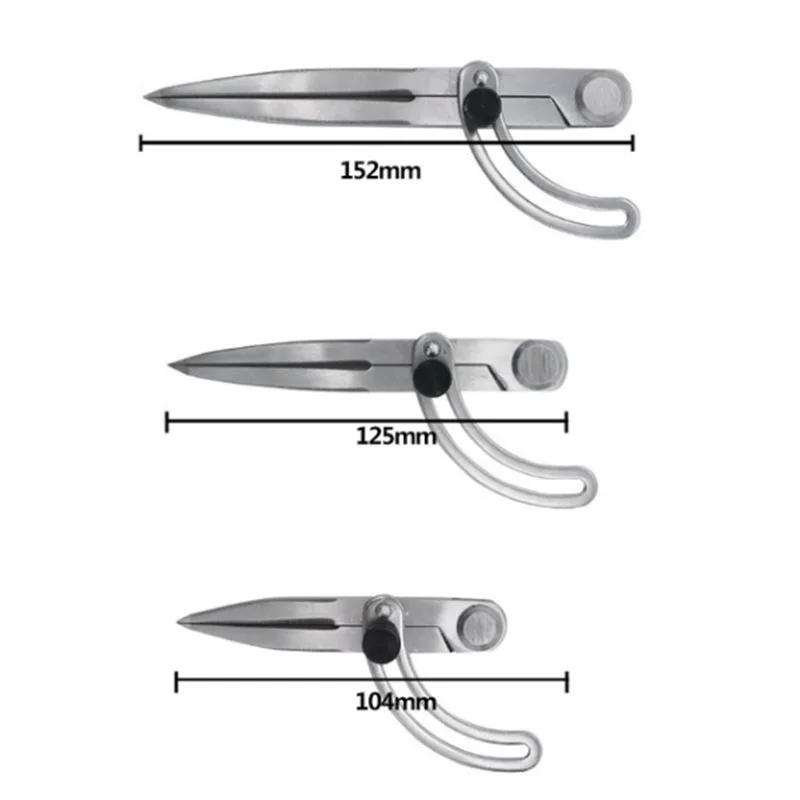 Дистанционный компас регулируемый кожаный инструмент для рукоделия вращающийся инструмент для рукоделия краев креазер стежка кронциркуль перекрестная линия компасы
