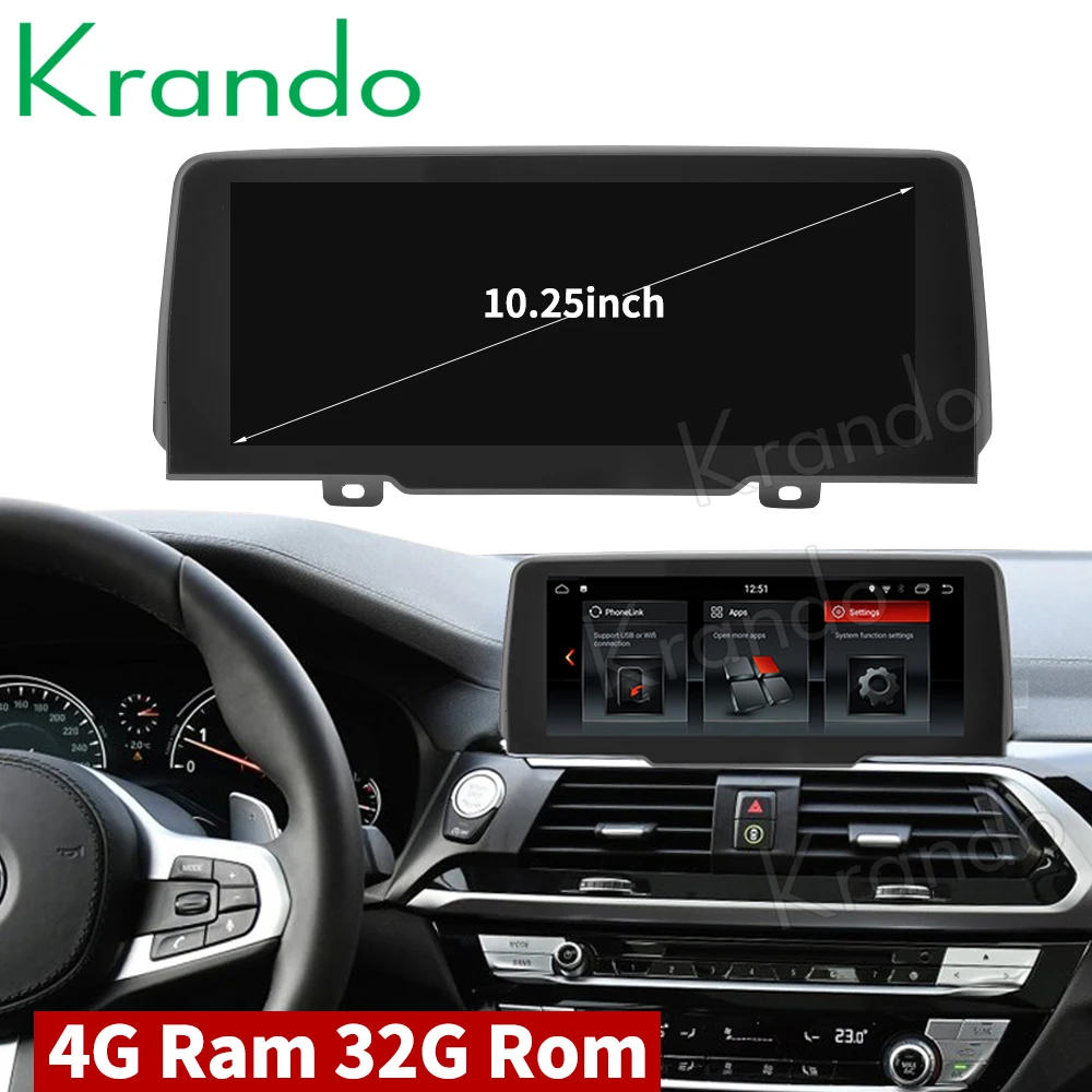 Krando Android 9.0 10.25'' car monitor navigation for BMW X3 X4 G01 G02 2018+ EVO car audio multimedia system player Krando Android 9.0 10.25'' car monitor navigation for BMW X3 X4 G01 G02 2018+ EVO car audio multimedia system player