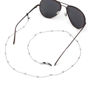 

Reading Glasses Chain Holder Fashion Sunglasses Simple Metal Neck Strap Necklace LX9E