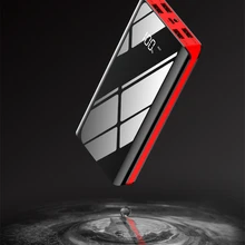 30000 мА/ч, Мощность банк Портативный зарядки mi rror Экран Мощность банк Комплекты внешних аккумуляторов для Xiaomi mi 9 iphone 11 pro max