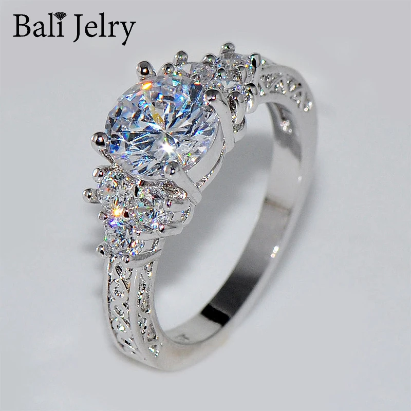 Luxury Silver 925 Ring Round Zircon Gemstone 2020 Fine Jewelry Accessories for Women Wedding Party Gift Ornament Wholesale Rings Luxury Silver 925 Ring Round Zircon Gemstone 2020 Fine Jewelry Accessories for Women Wedding Party Gift Ornament Wholesale Rings