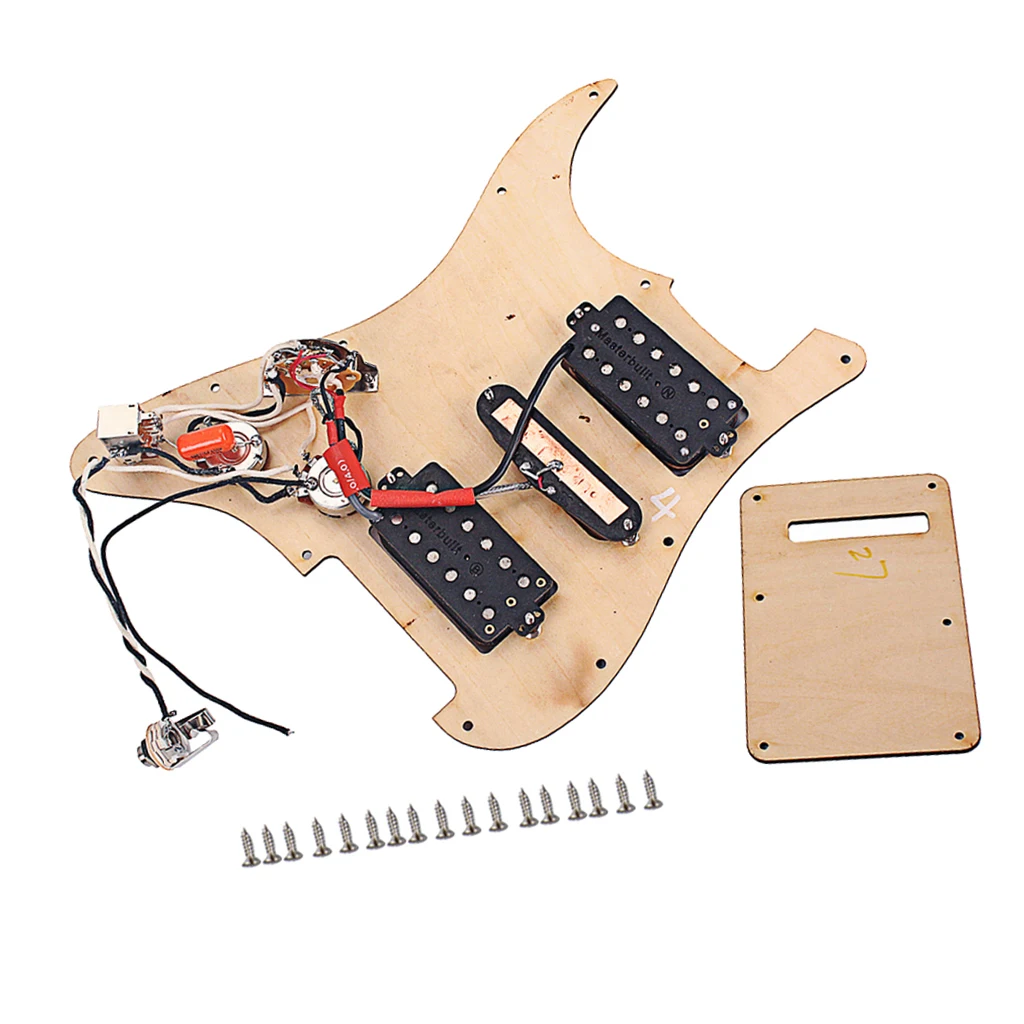 Prewired электрогитара Pickguard HSH Humbuckers комплект звукоснимателей