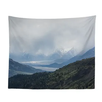

Beautiful Landscape Picture Wall Hanging Gobi Snow Mountain Forest Bedroom Decoration Tapestry Glacier Polyester Curtain Blanket