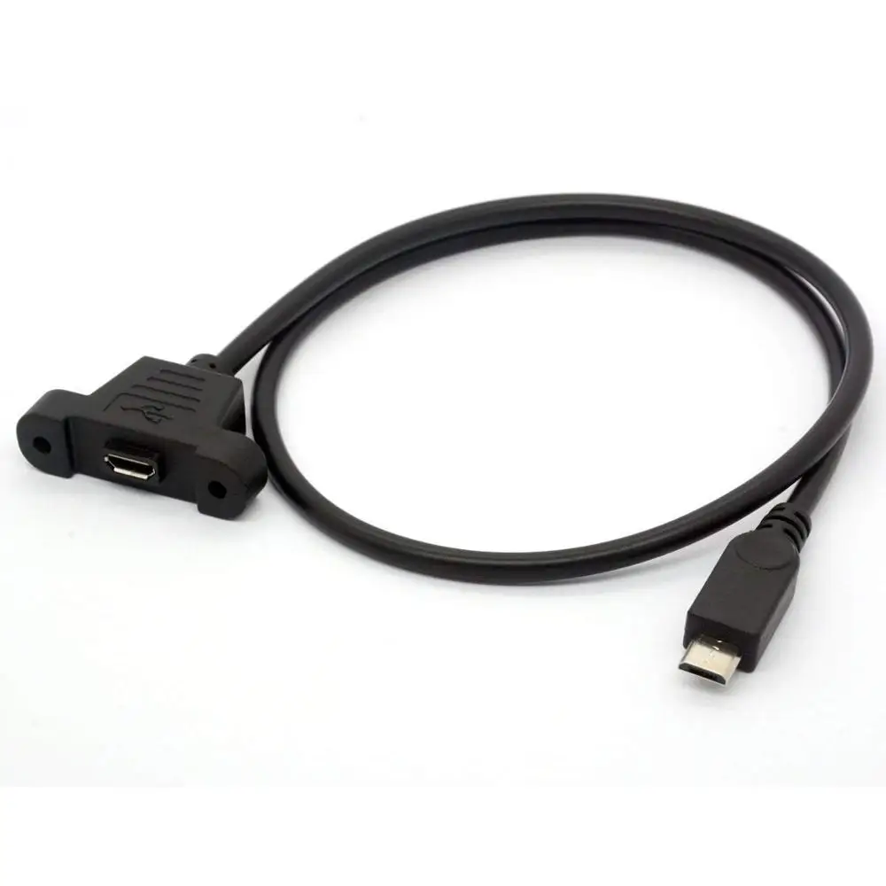 Панельный Удлинительный кабель micro usb со штекером на гнездо|Компьютерные кабели и