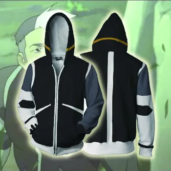 

Voltron: Defender of the Universe Shiro Cosplay Costumes Voltron Hoodies 3D printed zip-up hoodies for men and women