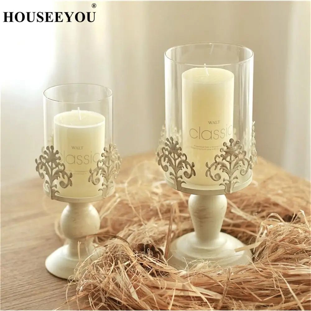 3SizeElegantCandleHolderCubeStandCandleCandlestickMetalBase