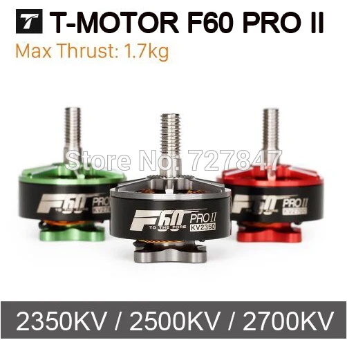 

Newest T-motor F60 PRO II 2350KV / 2500KV / 2700KV Brushless Electrical Motor For FPV Racing Drone FPV Freestyle Frame