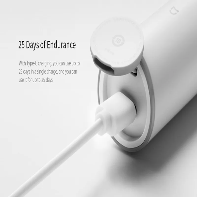 Электрическая зубная щетка Xiaomi Mijia T300 перезаряжаемая Высокоэффективная мощная