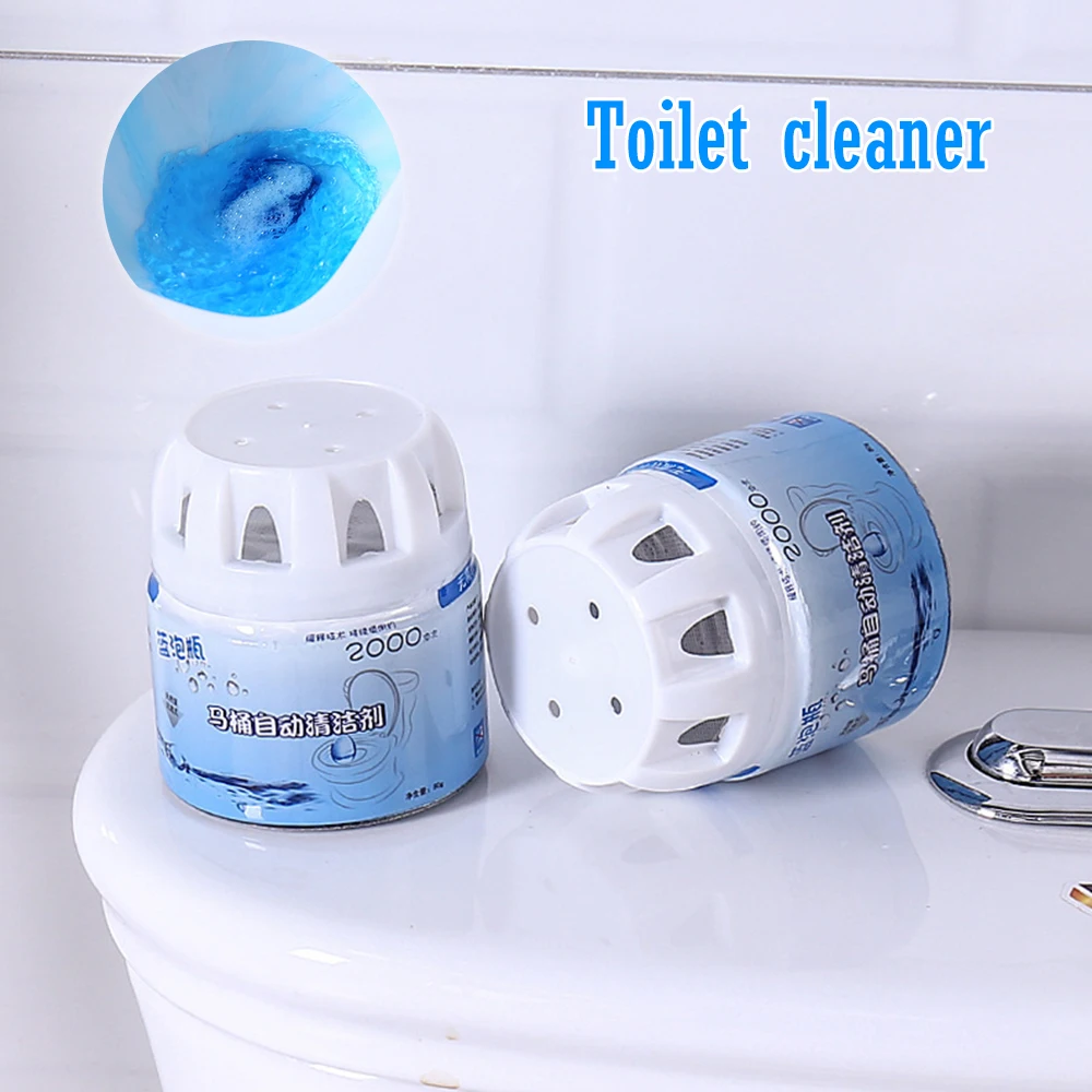 Вспенивающие очистители автоматический очиститель для туалета Magic Flush Bottled Helper Blue Bubble Amazing