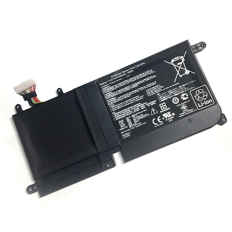 C22-UX42 Laptop Battery for ASUS UX42 UX42A UX42VS UX42E3317VS-SL UX42E3517VS-SL UX42E3537VS-SL 7.4V 45Wh NEW 6140mAh | Компьютеры и