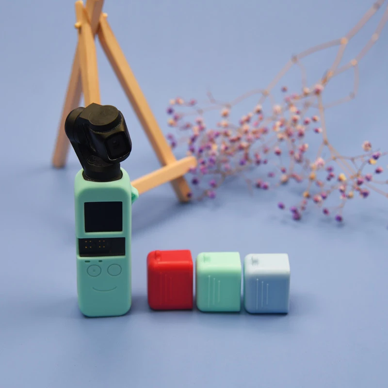 Мягкий силиконовый чехол, корпус, противоскользящий чехол для DJI OSMO Pocket Handheld Gimbal camera LFX-ING