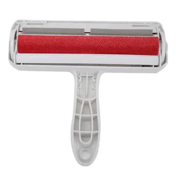 

2-Way Pet Hair Remover Roller Lint Sticking Roller Removing Dog Cat Hair from Furniture Carpets Clothing One Hand Operate