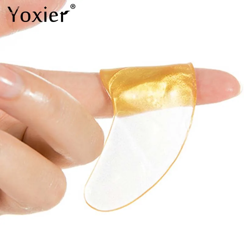 Yoxier 24k Золотая кристальная коллагеновая маска для глаз темные круги против старения увлажняющий мешок для глаз Colageno гель для ухода за глазами 10 шт = 5 упаковок
