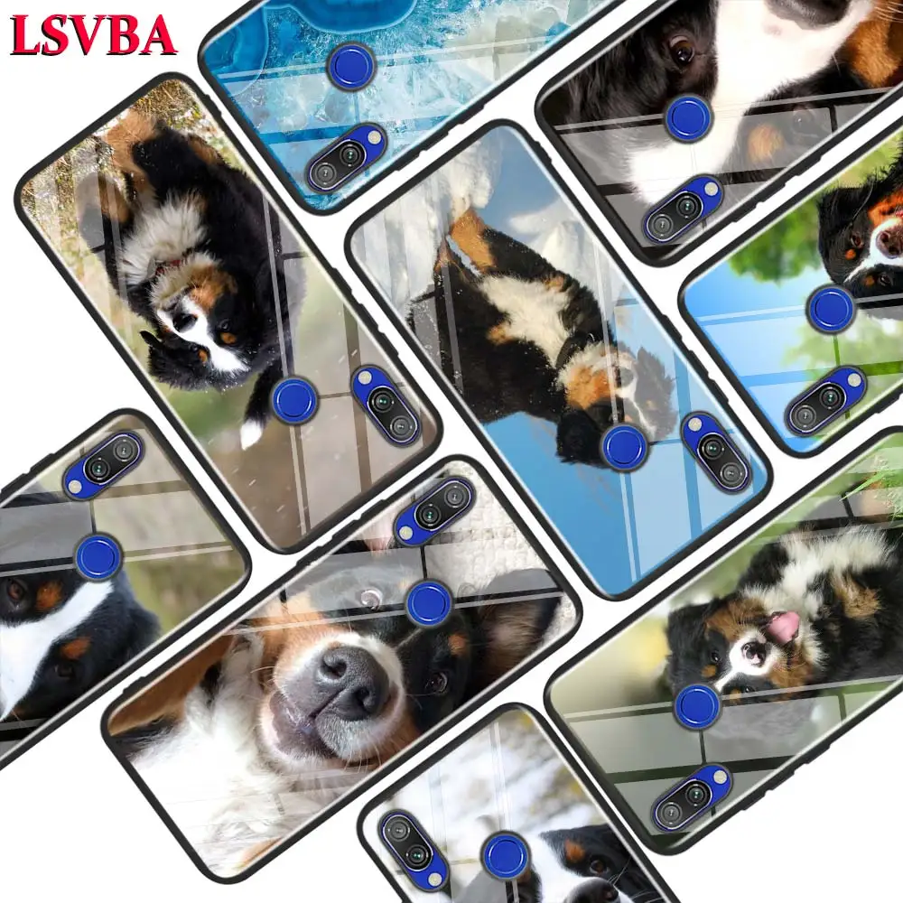 

Bernese Mountain Dog for Xiaomi Redmi Note 7 6 5 4X 4 K20 Pro for Redmi 7A 7 6A 6 S2 5 5A Plus Super Bright Glossy Phone Case