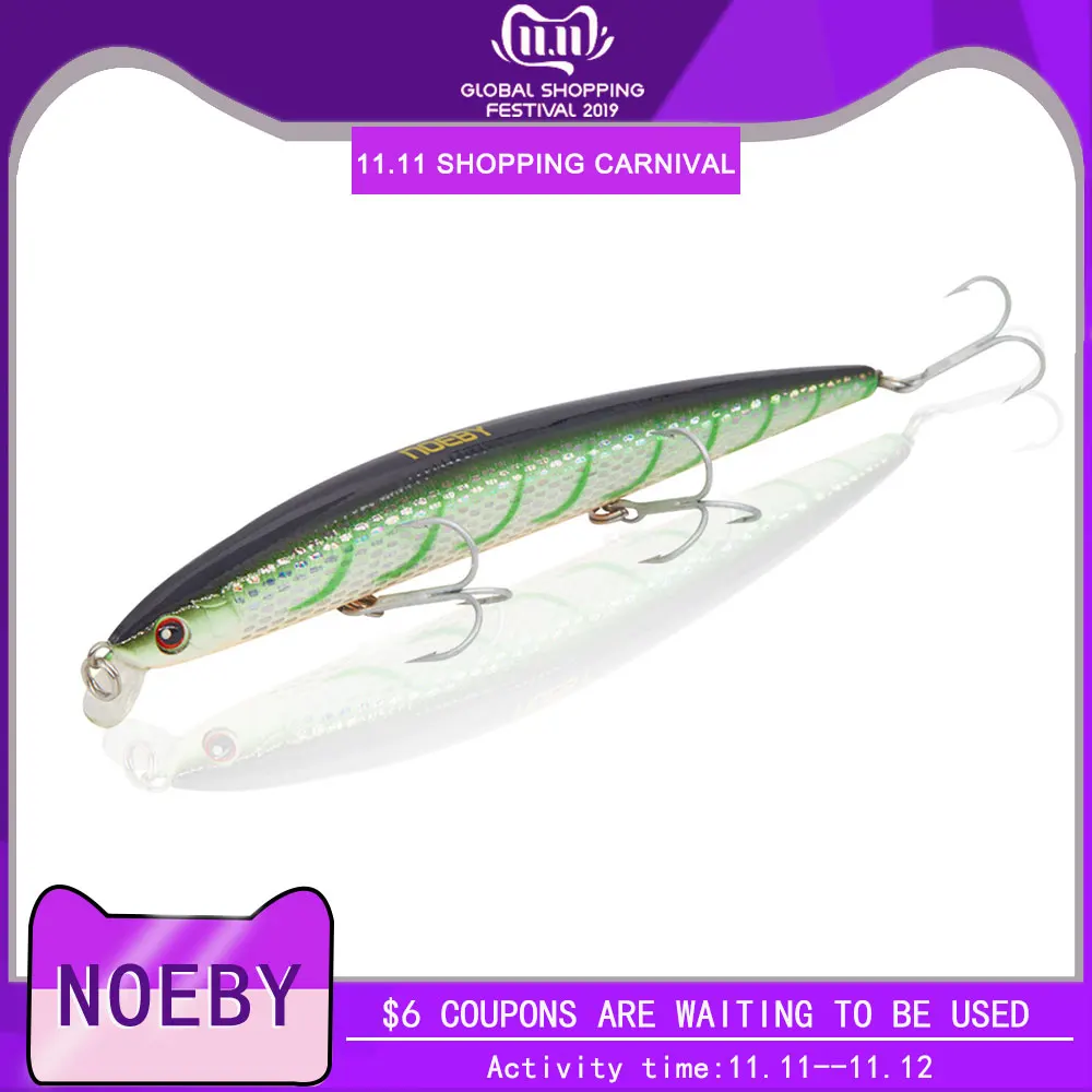 Noeby NBL 9049 Minnow приманка 145 мм 19 г жесткая бионические приманки для морской рыбалки