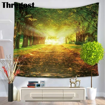 

Beautiful Scenic Tree 3D Wall Tapestry Bohemian Decoration Large Macrame Wall Hanging Dorm Room Farmhouse Decor Wall Blanket