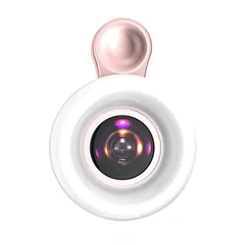 

Mobile phone photo fill ring light external universal wide angle led macro fish eye beauty six-in-one lens self-timer artifact