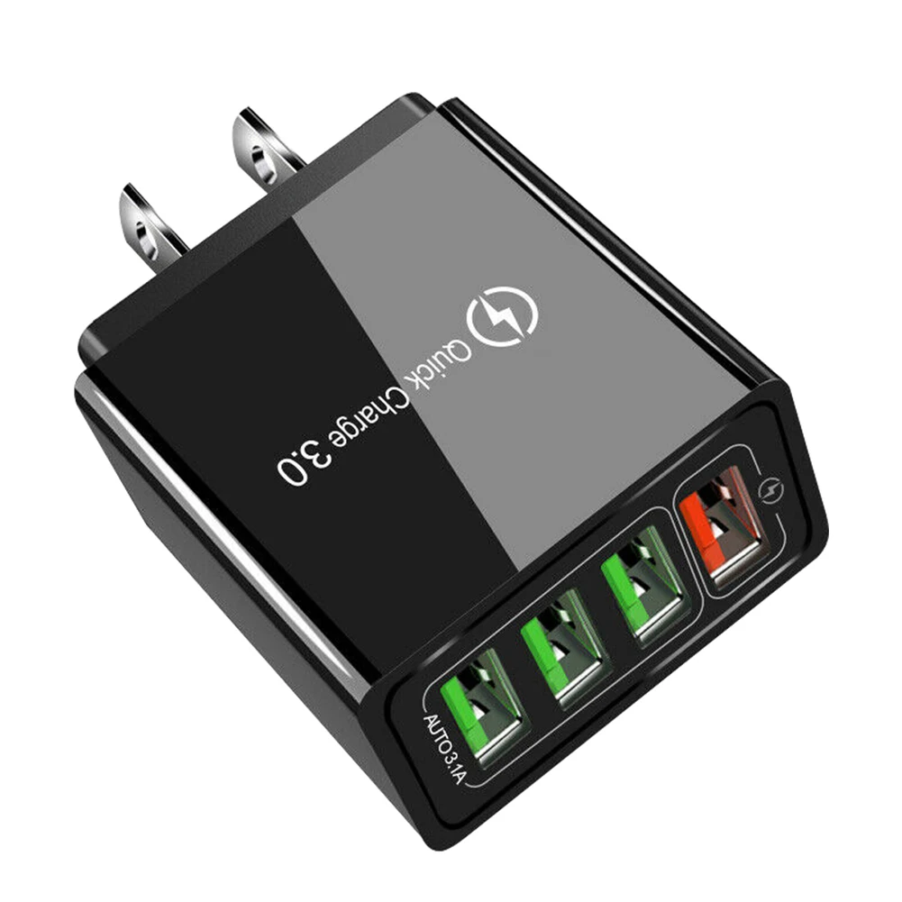 QC3.0 Быстрая зарядка 4 usb порта USB настенное зарядное устройство для мобильного телефона адаптер usb для путешествия зарядное устройство power Bank зарядное устройство