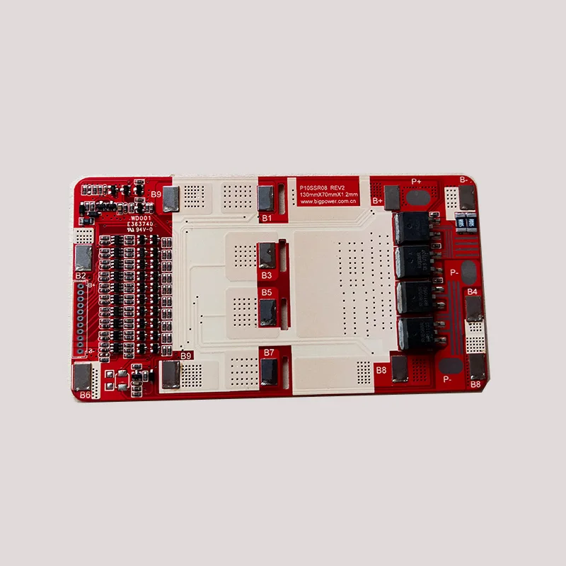 Защитная плата 10S 36V BMS Li Ion Lipo для автомобильного скутера скейтборда 16 А ~ 200