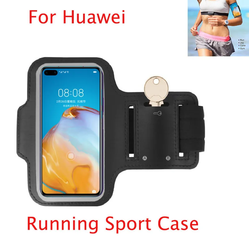 

Running Sport Phone Case For Huawei P40 Lite 5G P30 P20 Pro P10 Lite Plus Sports Run Arm Band Case Phone Holder Fitnes Gym Pouch