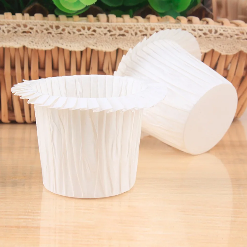 30Pcs Golden Paper Cupcake Wrappers Grease-Proof Mini Tulip Baking Cups Paper Cupcake Liner Cases Muffin Wrappers Cake Handmade - Цвет: 3