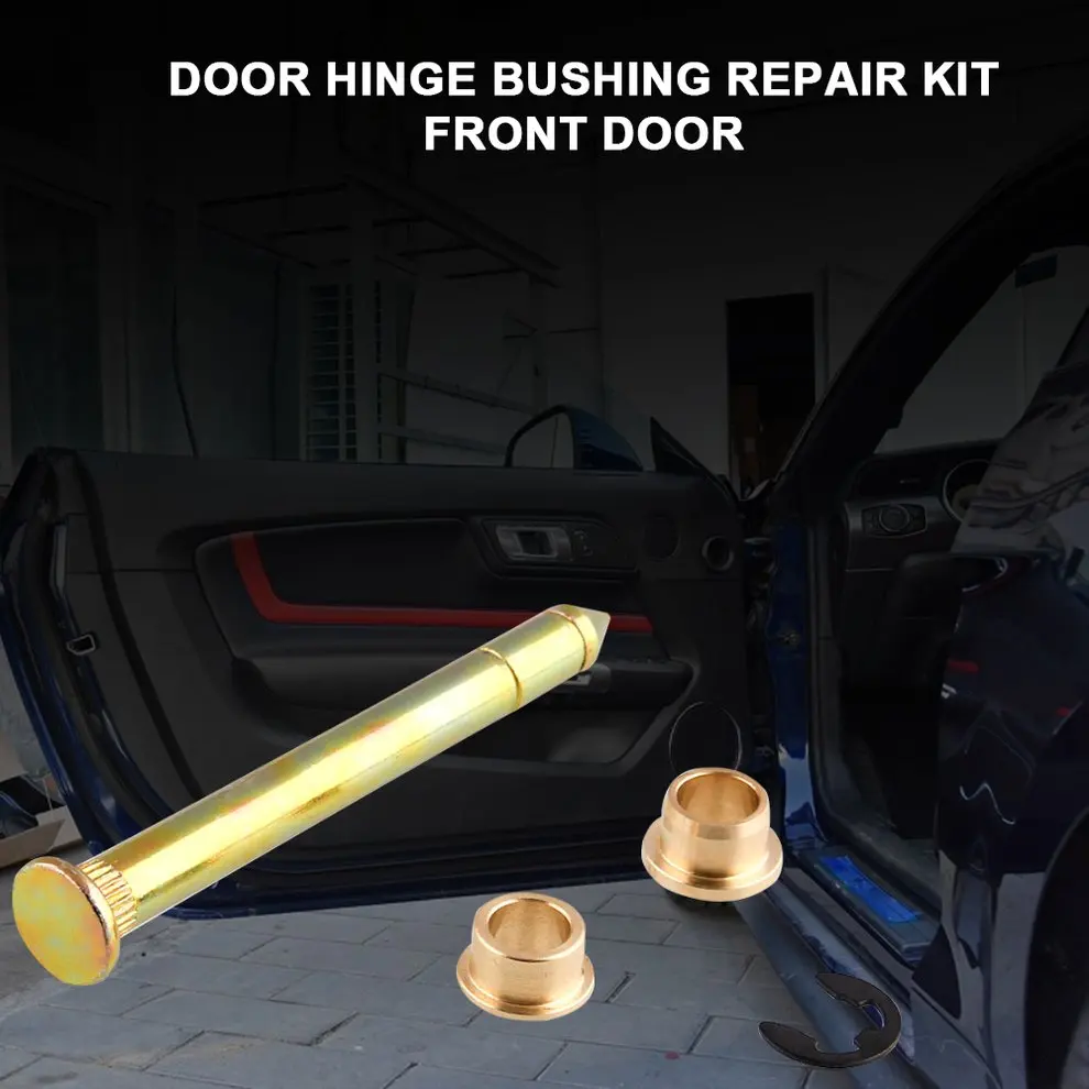 for Ford F150 F250 F350 Bronco Door Hinge Pins Pin Bushing Kit