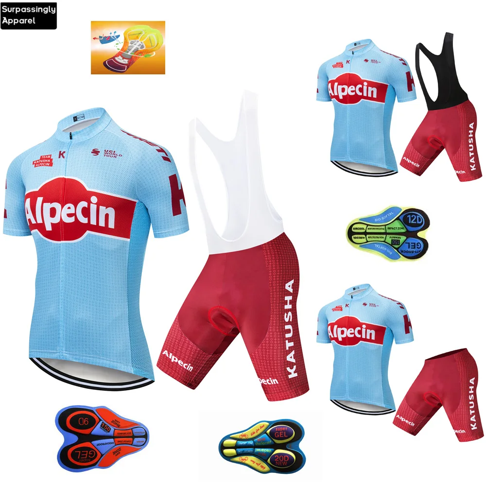 Pro Team Blue Alpecin велосипедная майка 20D гелевые велосипедные шорты Костюм MTB Ropa Ciclismo мужская летняя велосипедная одежда