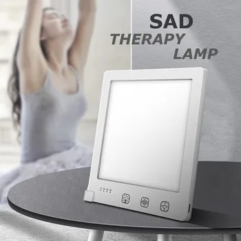 

Light Therapy Lamp UV Free 10000 Lux Brightness, Timer Function, Touch Control, Standing Bracket for a happy Home/Office life