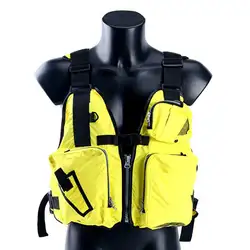 Взрослый спасательный жилет с несколькими карманами водонепроницаемый светоотражающий Регулируемый жилет куртка для рыбалки Каякинг