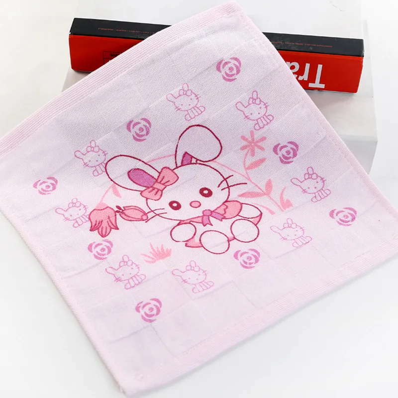 5pc 2 Layers Baby Towel Pure Cotton Muslin Face Wash Cloth Infant Square Handkerchief Feeding Scarf Saliva Towel Baby Stuff Z168