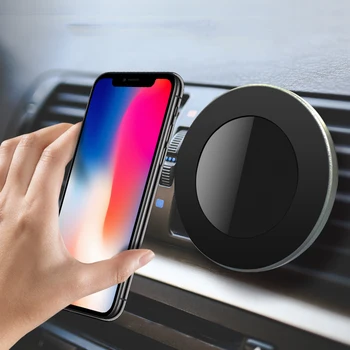 

1 pcs New Multi-function Car Wireless Charger Air Outlet Bracket Metal Magnetic Charger 10W For Universal Car