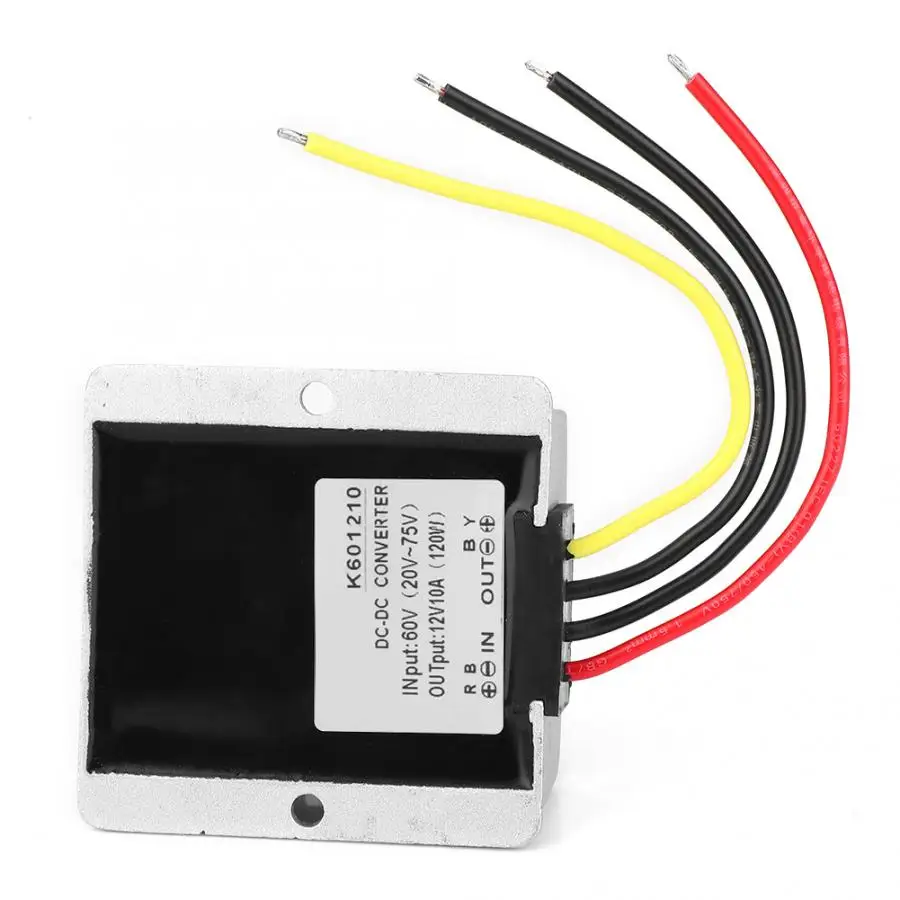 Инвертор 60 V-12 V Мощность конвертер DC-DC Питание понижающий модуль Напряжение редуктор преобразователь частоты