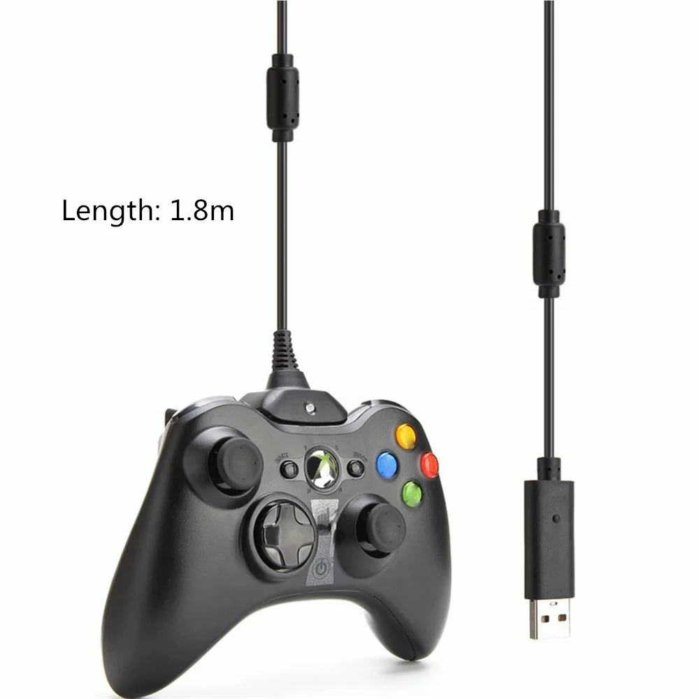 1.8m Dual Anti Interference Usb Charging Cable Game Controller