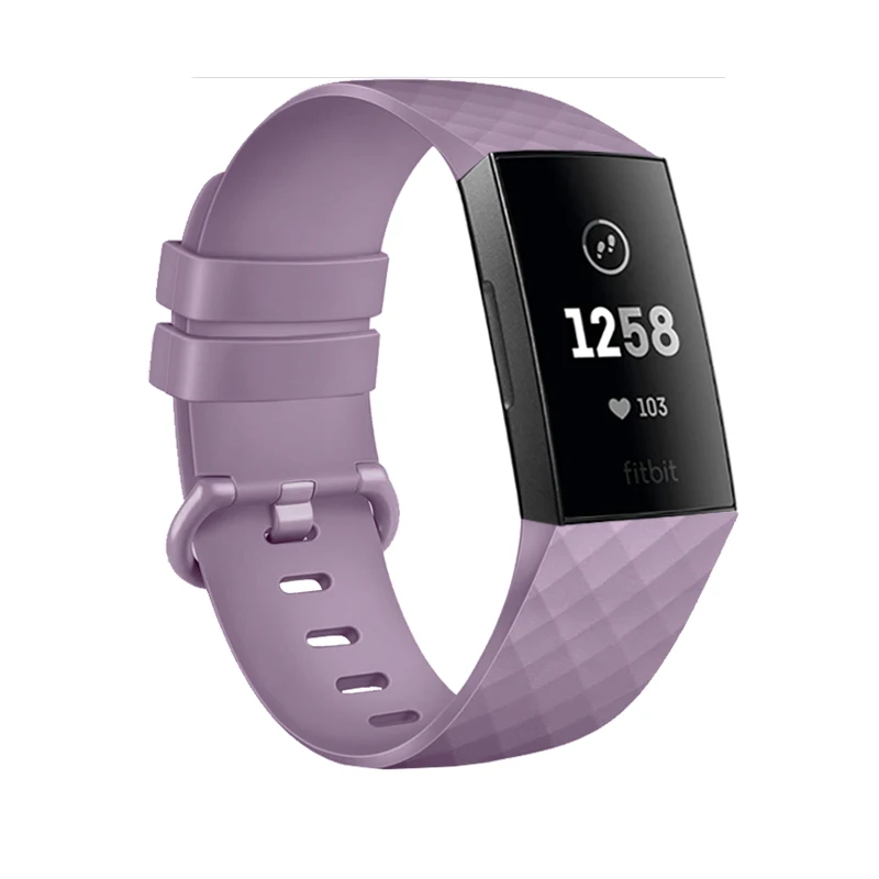 Sport Bands For Fitbit Charge 3 Strap Soft TPU Watch Strap Bracelet Replacement Belt For Fit bit Charge 4 Charge 3 SE Band