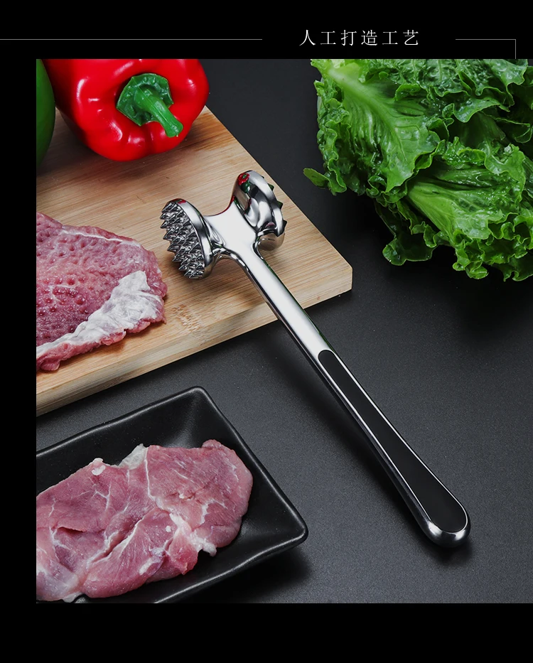 Сосновый Молот двойной кухонный Молот говядины молоточек для мяса гриль молоток сплав дробилка костей нежная мясорубка