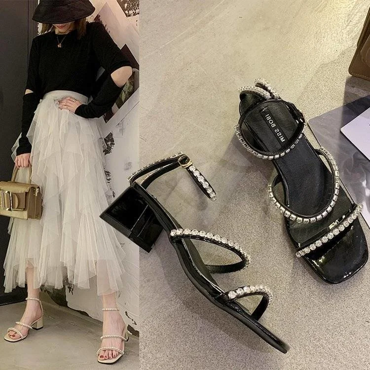 Женские босоножки на высоком каблуке Красные лето 2021 | Обувь