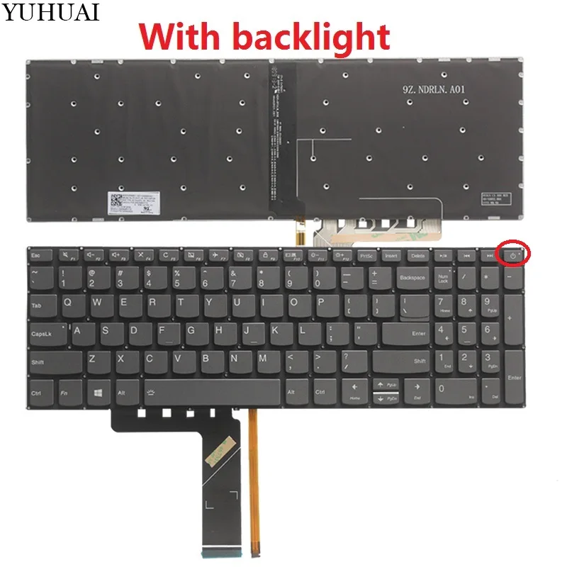 Новая Клавиатура ноутбука США для lenovo IdeaPad 330-17 330-17AST 330-17ICH 330-17IKB черная клавиатура с раскладкой стандарта США