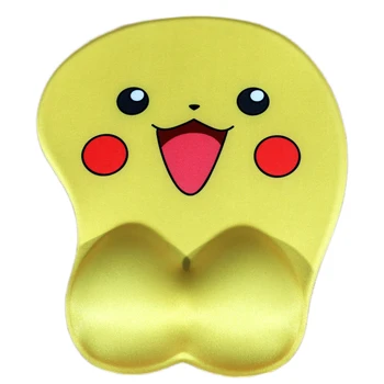 

FFFAS 3D Mouse Pad For Wrist Ergonomic Oppai Gamer Mousepad for Laptop PC Comfortable