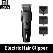 XIAOMI ENCHEN Hummingbird электрическая машинка для стрижки волос 10 Вт usb зарядка 110-240 в низкий уровень шума триммер для волос остроумный низкий уровень шума с 3 расчески для волос
