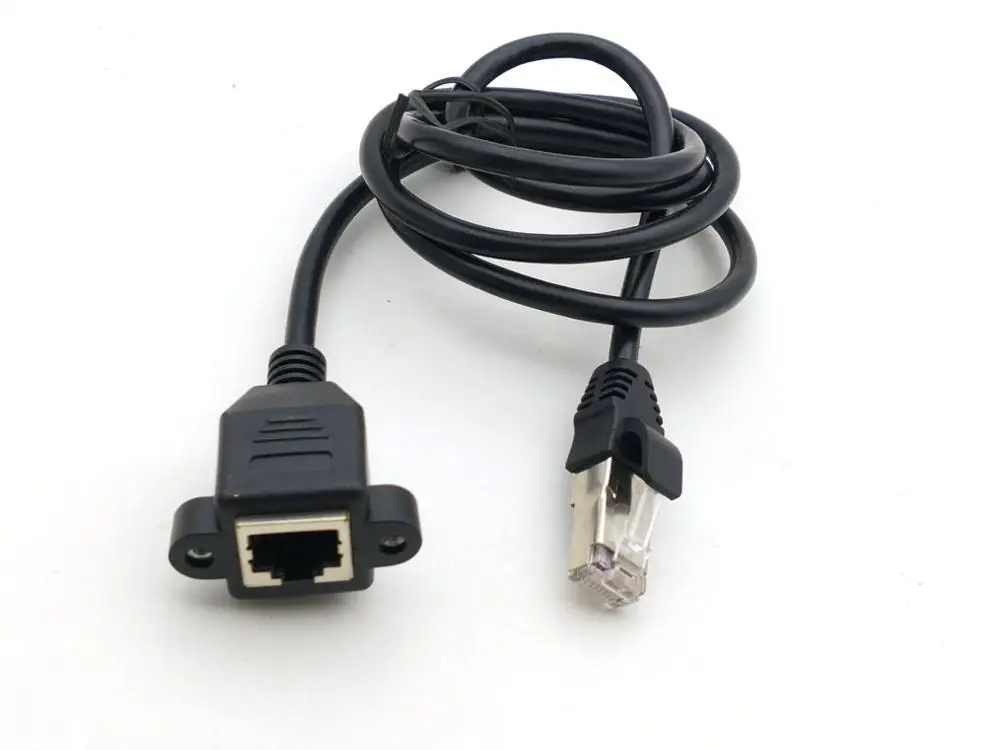 10 шт. кабель RJ45 штекер гнездо винтовое крепление для панели Ethernet LAN Сетевой
