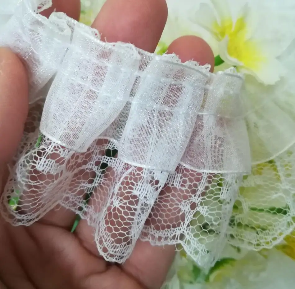 1M-Tulle-Lace-Trim-4-5cm-Flower-Laces-Ribbon-Dolls-Dress-Sewing-Accessories-White-Beige-Lace (4)