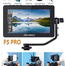 Монитор для камеры FEELWORLD F5 Pro с сенсорным экраном, 4K HDMI, 5,5 дюйма, Full HD, 1920x1080