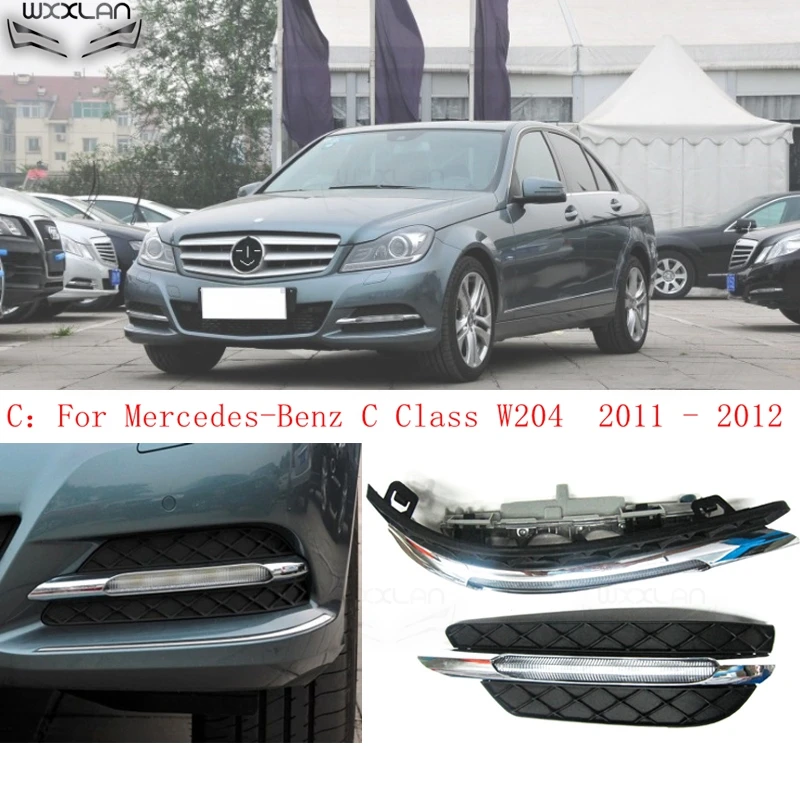 Автомобильный светодиодный Габаритные огни DRL Противотуманные фары заднего