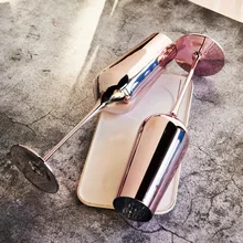 Бокалы для шампанского стаканы Кристалл розовое золото винный стеклянный сок, напиток чаша для коктейля свадьба вино кухонная посуда для питья