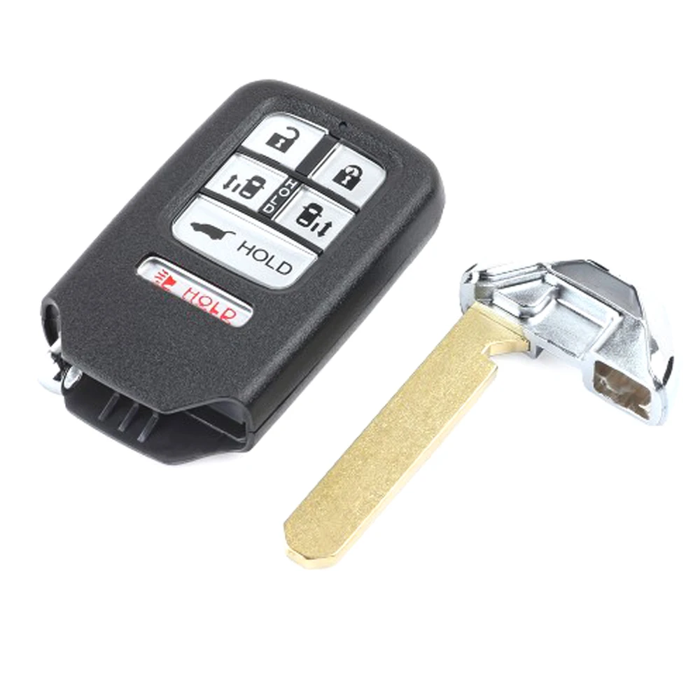 Keyecu дистанционный смарт ключ-брелок с 6 кнопками, 313,8 МГц ID47 для Honda Odyssey-FCC, аддитивного цветового пространства: KR5V1X