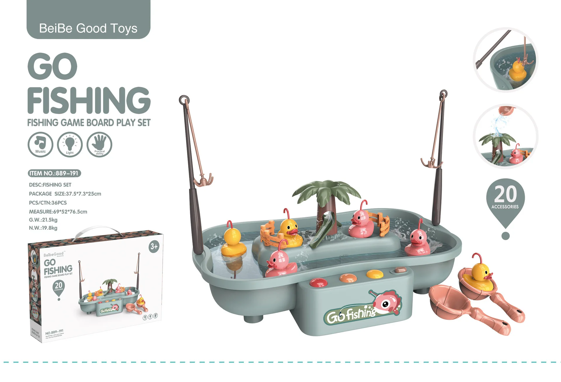 elétrica pesca pato plataforma pesca magnética brinquedos para crianças presente