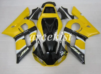 

4 Free Gifts New ABS Motorcycle Fairings kit Fit for YAMAHA YZF-R6 1998 1999 2000 2001 2002 r6 98-02 Body set Yellow black