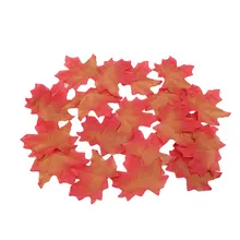 Листья, листья, цветы, шелковые листья, вечерние украшения, 50 шт., искусственные украшения