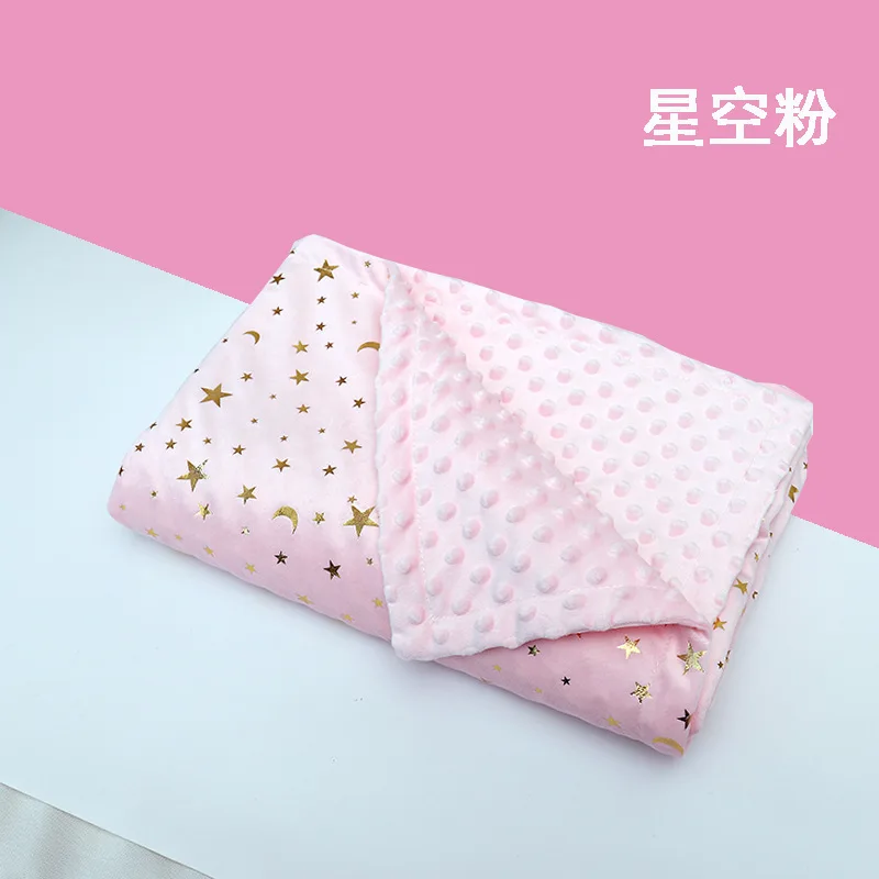 Baby Comfort Blankets Spring Autumn Beanie Blankets Breathable Four Seasons Baby Bedding Kindergarten Summer Cool Quilt