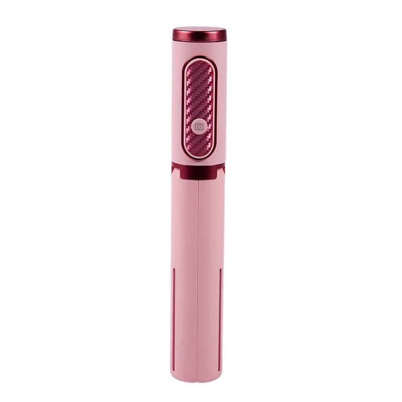 Pink REMAX 3 в 1 беспроводной Bluetooth селфи палка+ мини-штатив с автоспуском с пультом дистанционного управления для IPhone samsung huawei Xiaomi P - Цвет: Pink